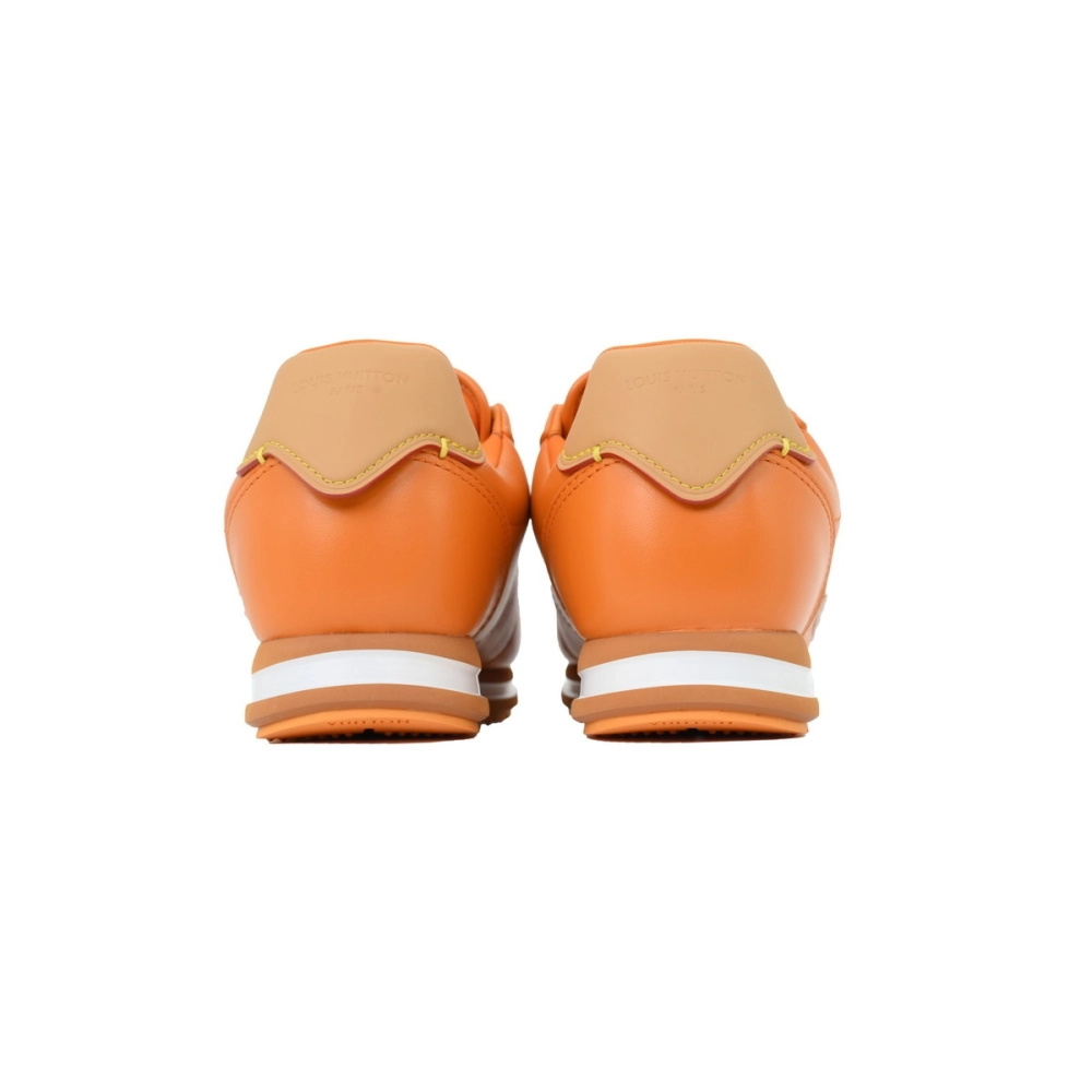 LV BUTTERSOFT Sneaker Lambskin/Plain Calf x Nigo Orange