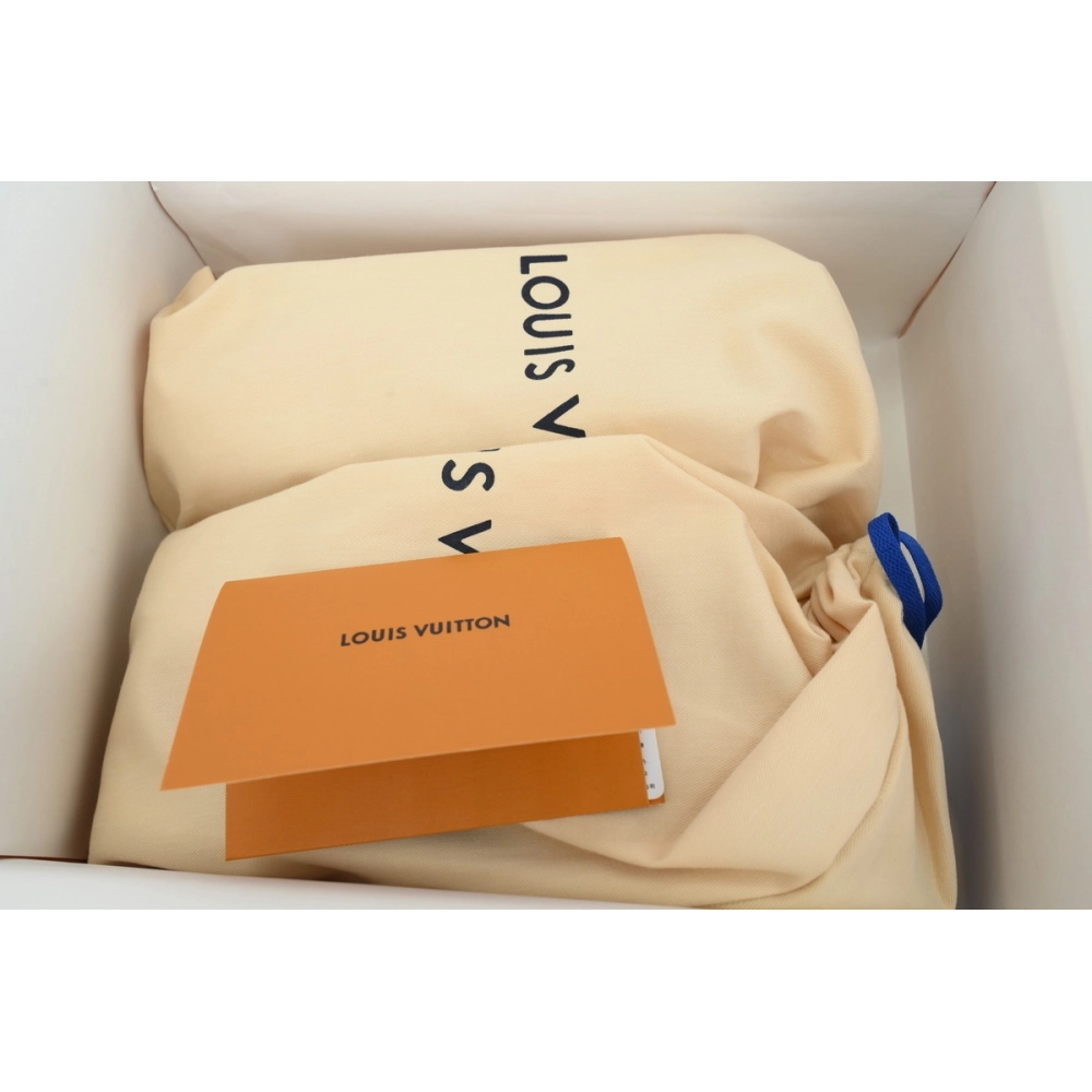 LV BUTTERSOFT Sneaker Lambskin/Plain Calf x Nigo Orange