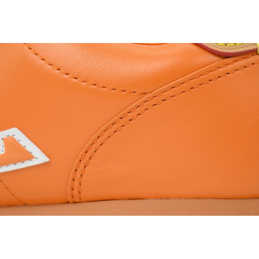 LV BUTTERSOFT Sneaker Lambskin/Plain Calf x Nigo Orange
