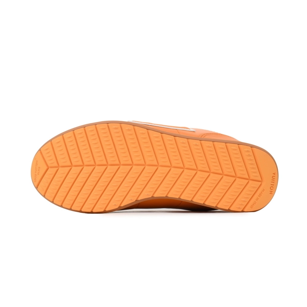LV BUTTERSOFT Sneaker Lambskin/Plain Calf x Nigo Orange