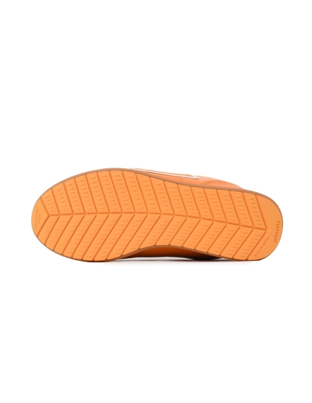 LV BUTTERSOFT Sneaker Lambskin/Plain Calf x Nigo Orange