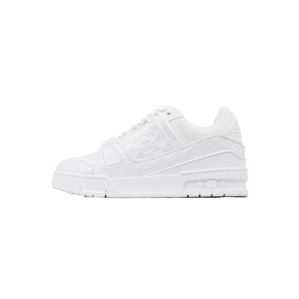 Louis Vuitton Trainer White Lychee Lacquer Skin