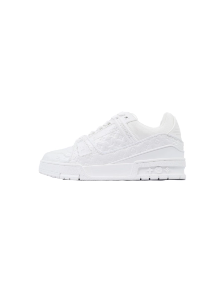 Louis Vuitton Trainer White Lychee Lacquer Skin