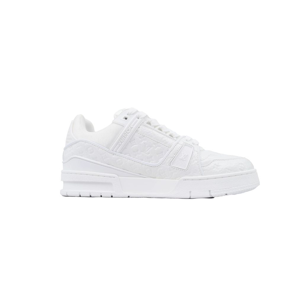 Louis Vuitton Trainer White Lychee Lacquer Skin