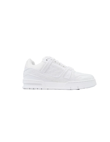 Louis Vuitton Trainer White Lychee Lacquer Skin