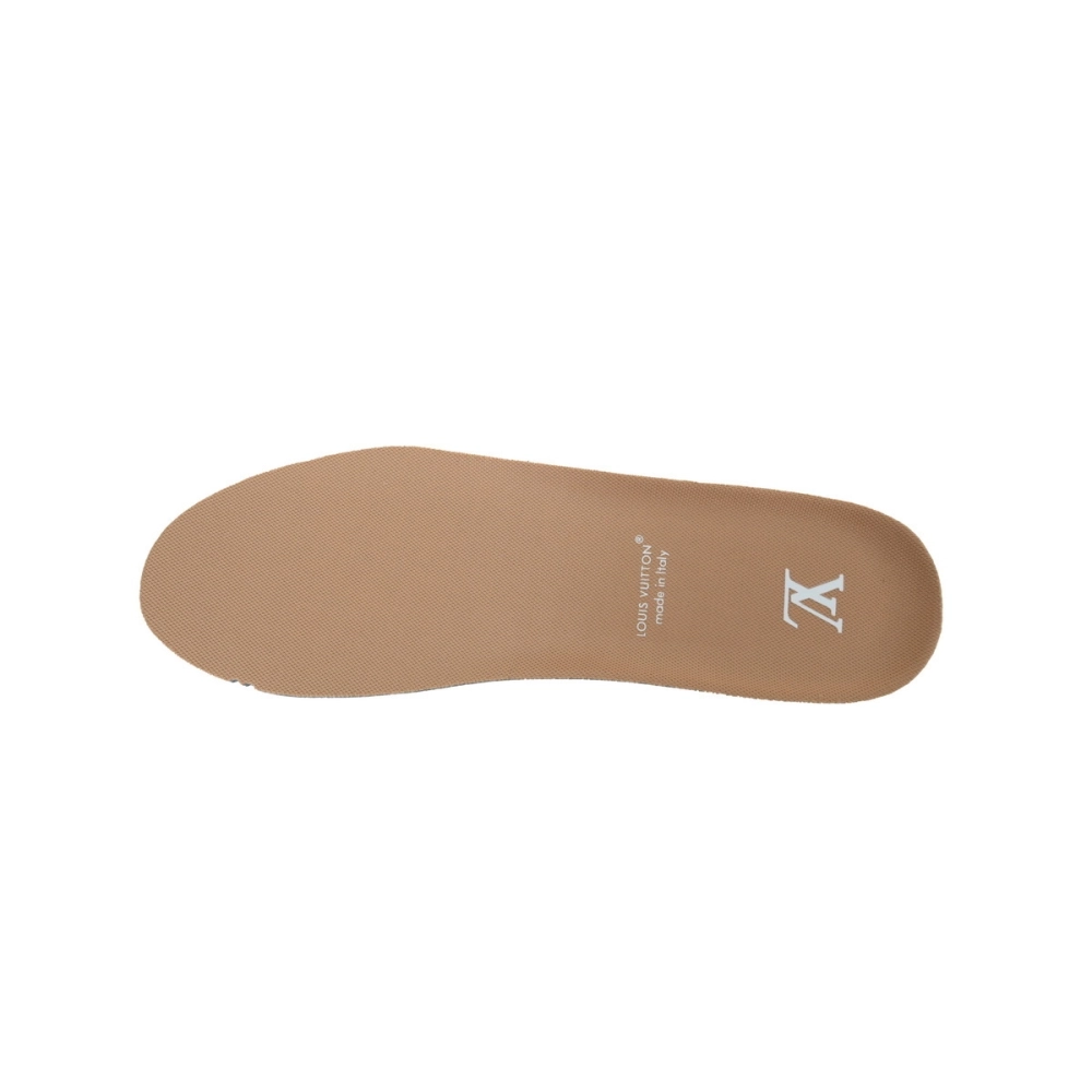LV BUTTERSOFT Sneaker Lambskin/Plain Calf x Nigo Dark Brown Monogram Pattern