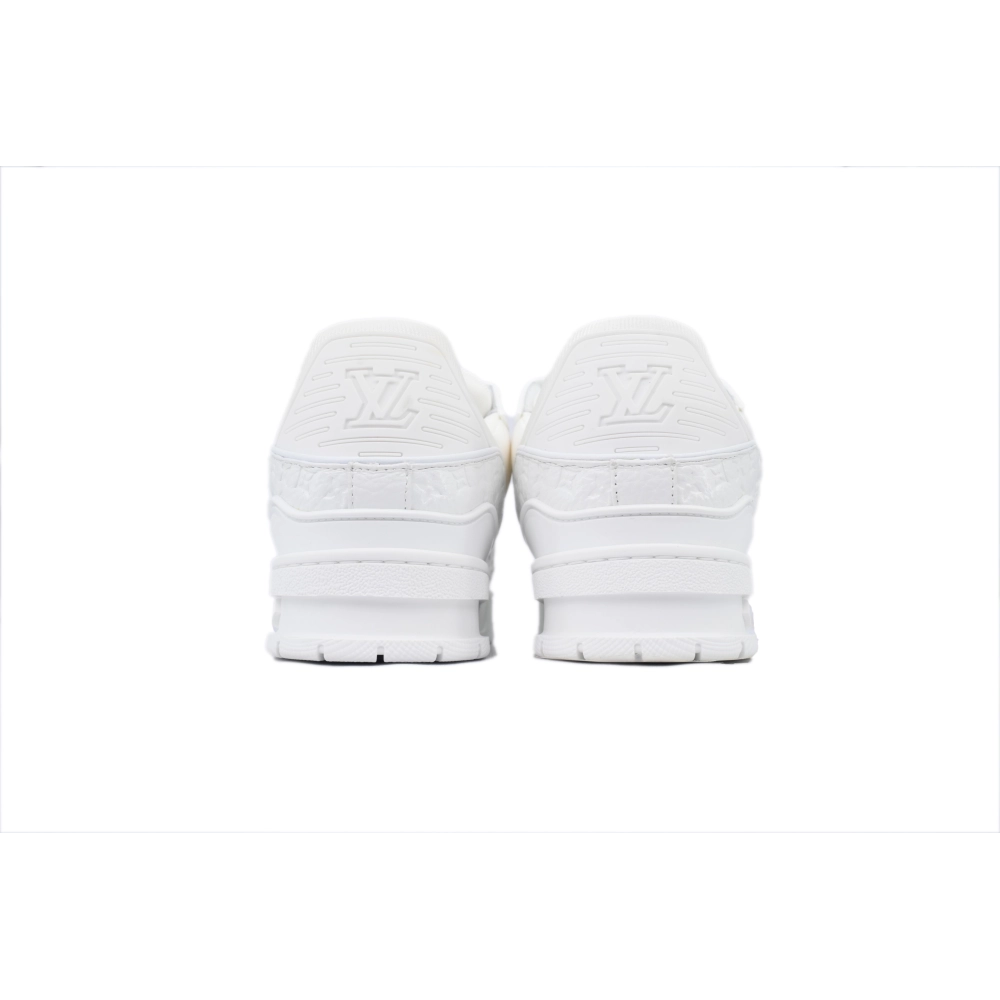 Louis Vuitton Trainer White Lychee Lacquer Skin