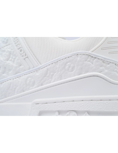 Louis Vuitton Trainer White Lychee Lacquer Skin