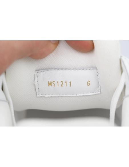 Louis Vuitton Trainer White Lychee Lacquer Skin