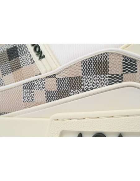 Louis Vuitton Trainer Grey White Grid