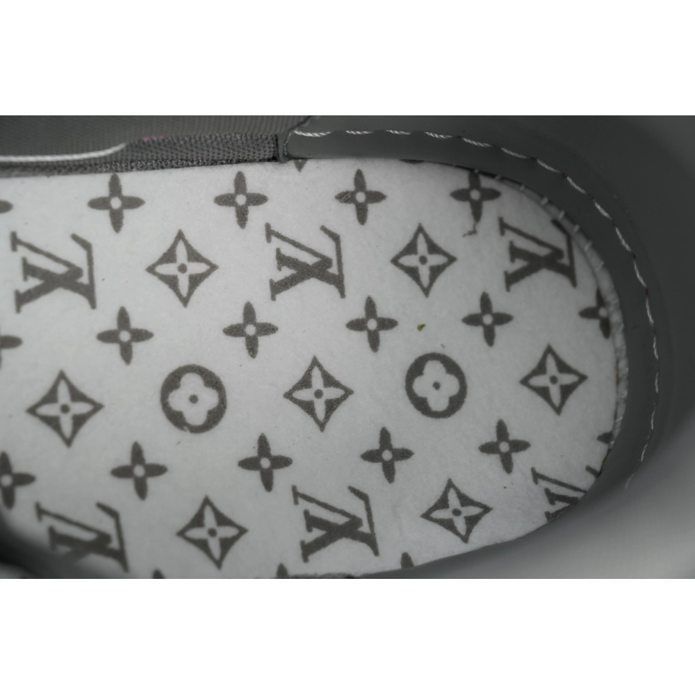 Louis Vuitton Trainer Dark Gray Color Printing