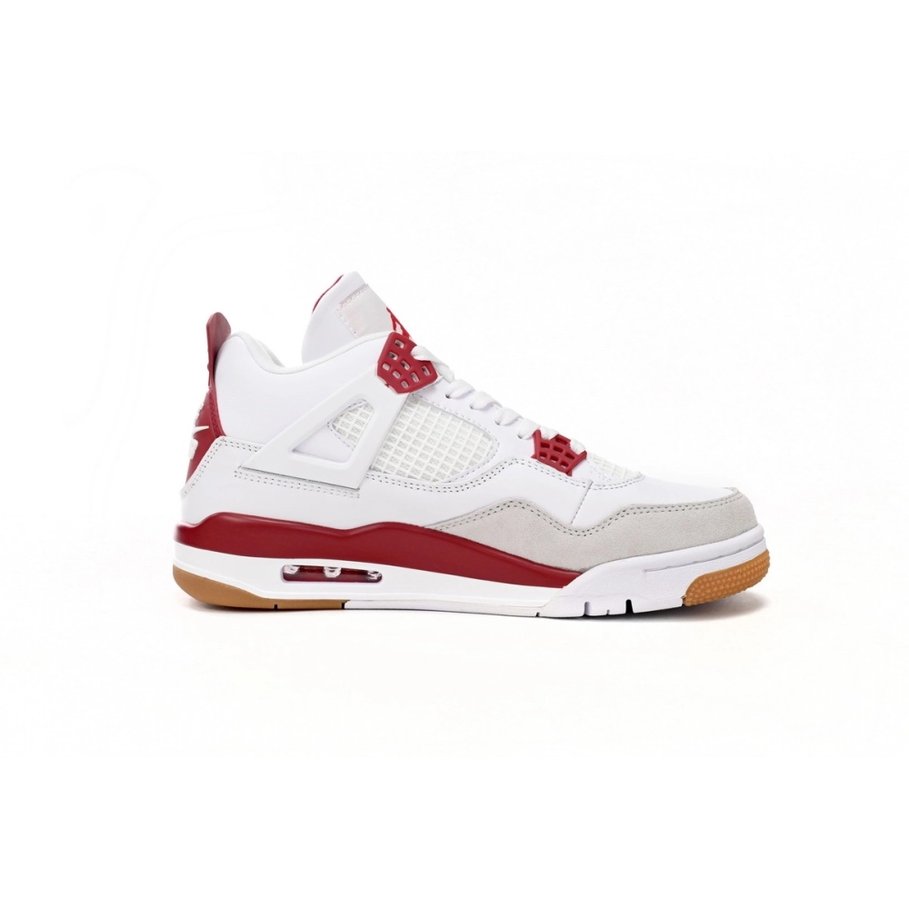 Nike SB x Air Jordan 4 White Red DR5415-160