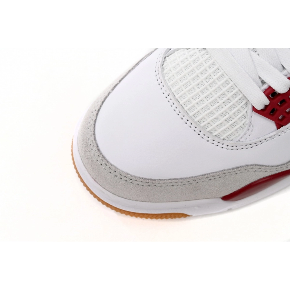 Nike SB x Air Jordan 4 White Red DR5415-160