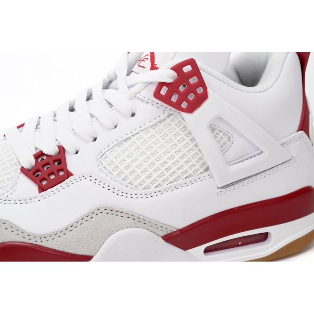Nike SB x Air Jordan 4 White Red DR5415-160