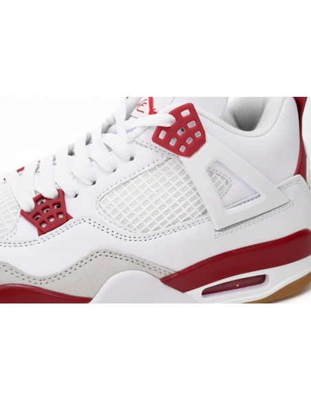 Nike SB x Air Jordan 4 White Red DR5415-160