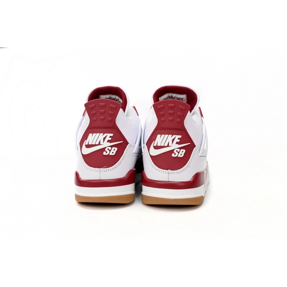 Nike SB x Air Jordan 4 White Red DR5415-160