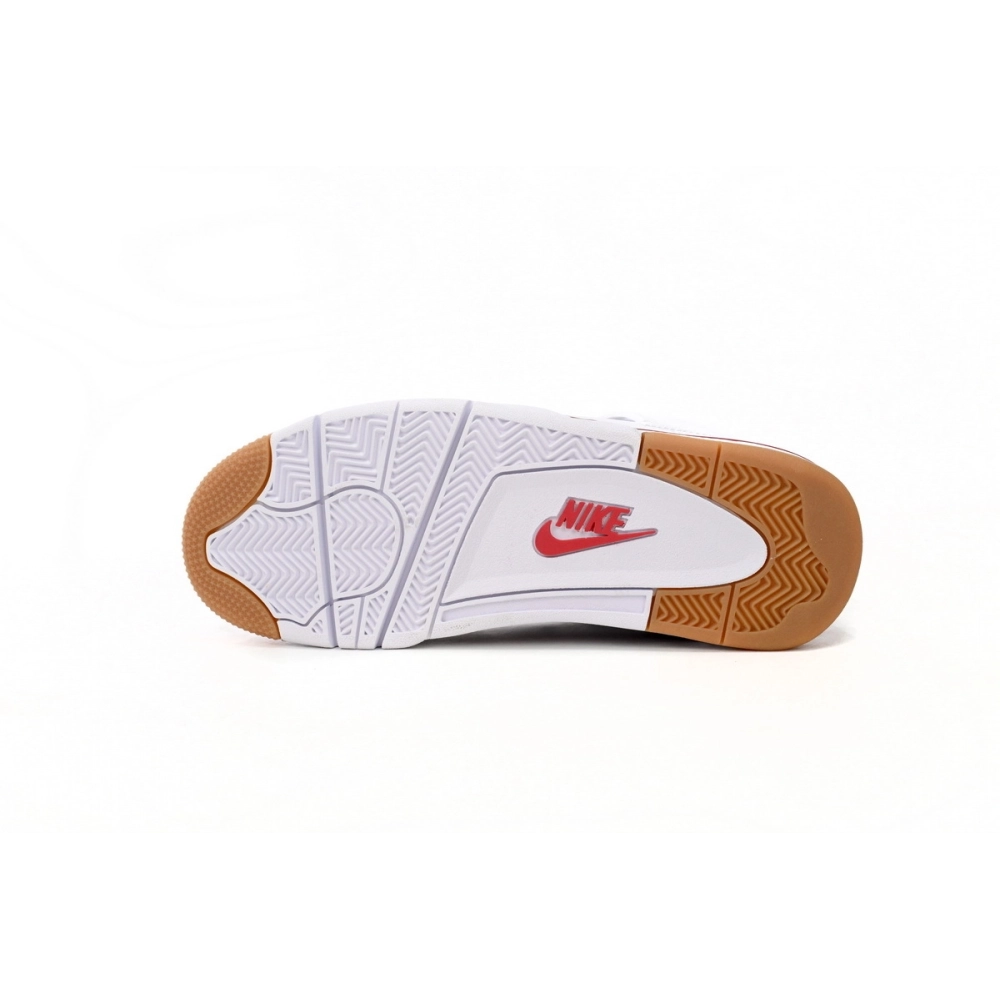 Nike SB x Air Jordan 4 White Red DR5415-160