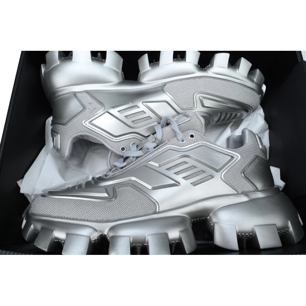 Prada Cloudbust Thunder Sneakers Silvery