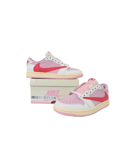 Travis Scott x Air Jordan 1 Low Hot Powder Pouring IQ7604-101