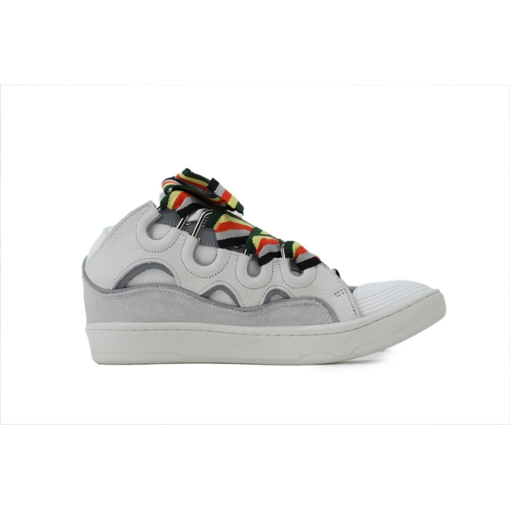 Lanvin Curb Sneakers White Ribbon