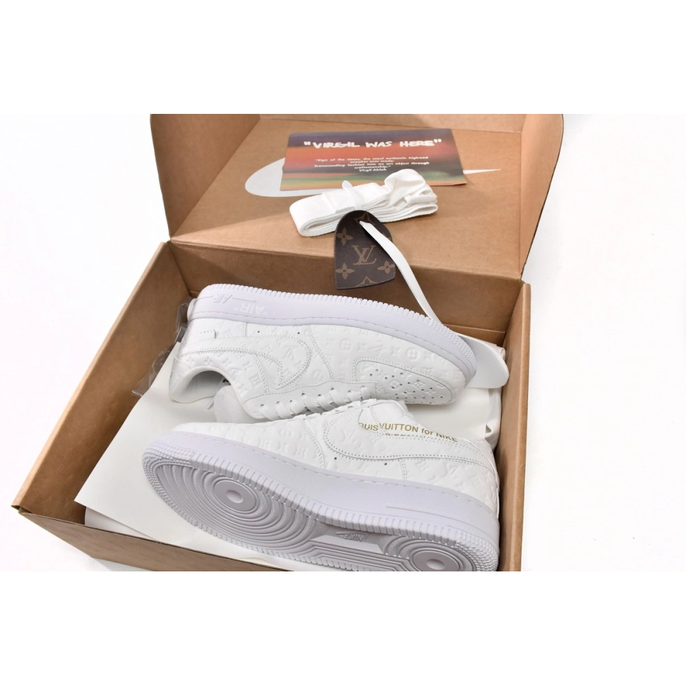Louis Vuitton x Nike Air Force 1 Low By Virgil Abloh White