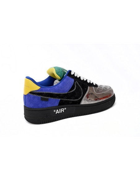 Louis Vuitton x Nike Air Force 1 Low Silver Yellow 1A9VCH