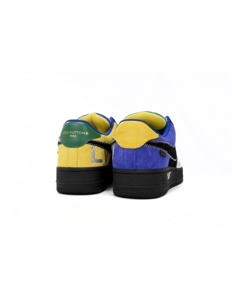 Louis Vuitton x Nike Air Force 1 Low Silver Yellow 1A9VCH