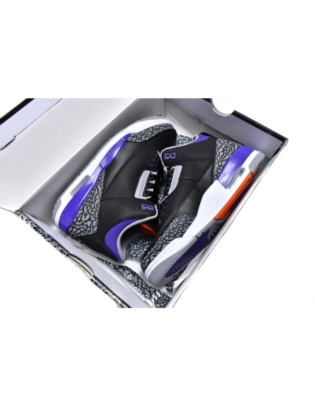 Air Jordan 3 Retro Black Court Purple CT8532-050