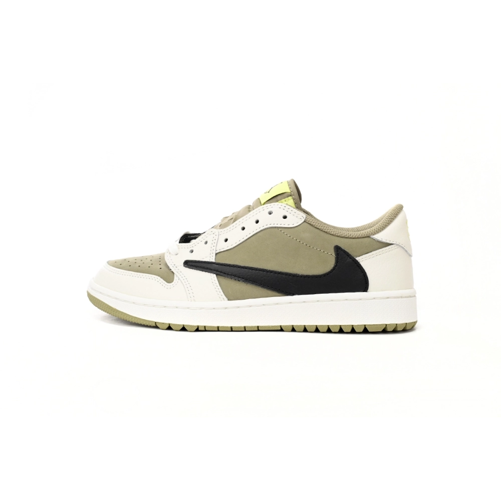 Air Jordan 1 Retro Low Golf Travis Scott Neutral Olive FZ3124-200