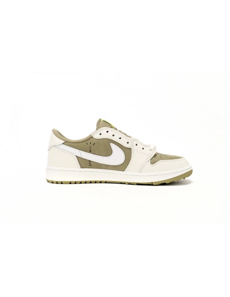 Air Jordan 1 Retro Low Golf Travis Scott Neutral Olive FZ3124-200