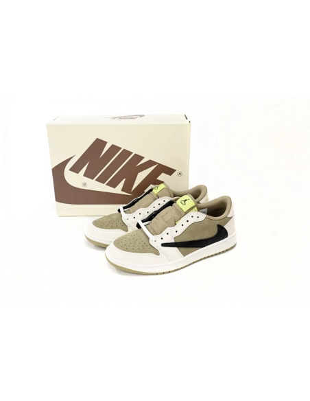 Air Jordan 1 Retro Low Golf Travis Scott Neutral Olive FZ3124-200