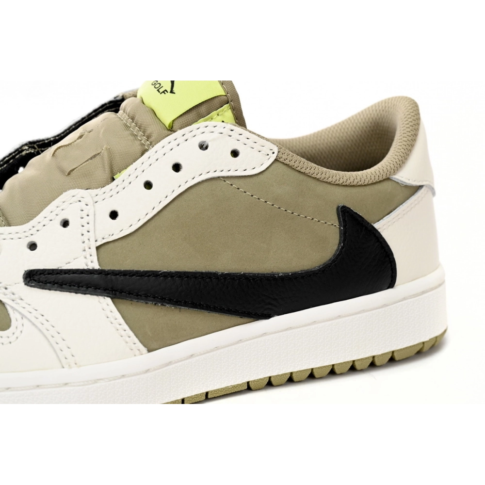 Air Jordan 1 Retro Low Golf Travis Scott Neutral Olive FZ3124-200