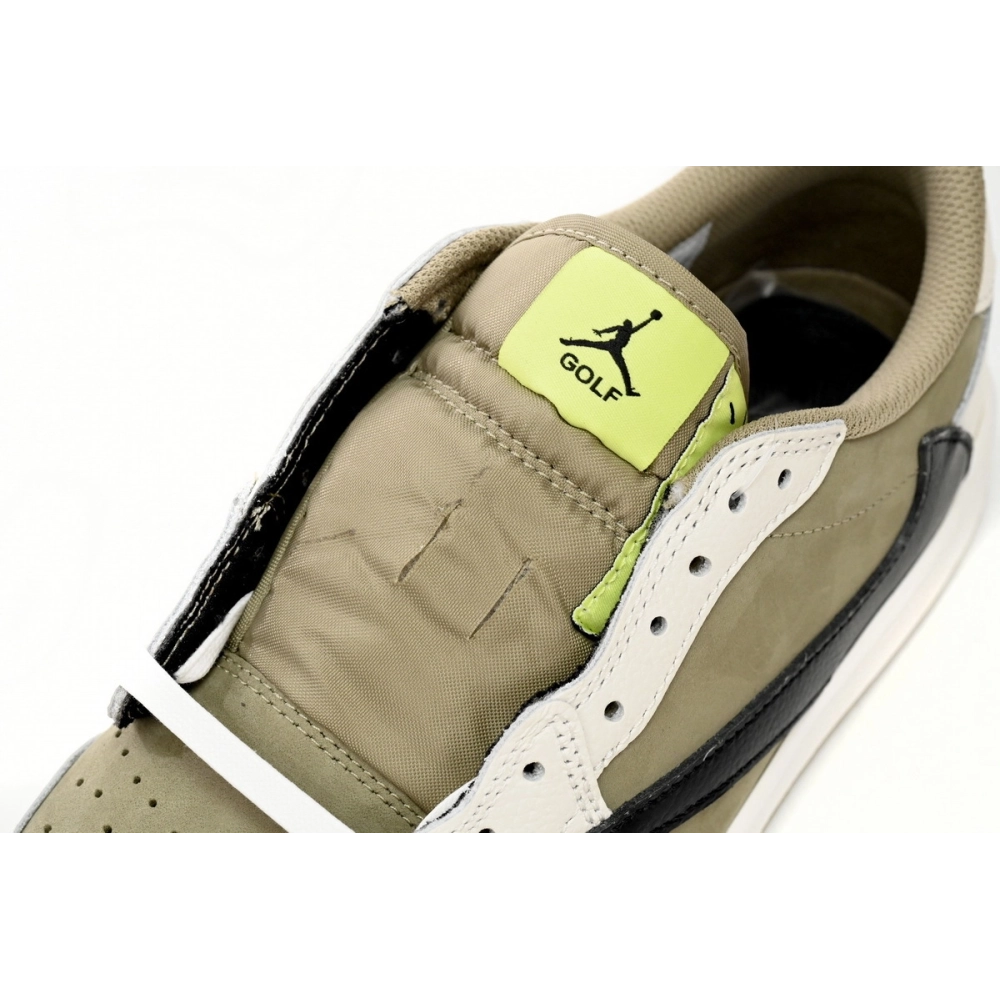 Air Jordan 1 Retro Low Golf Travis Scott Neutral Olive FZ3124-200