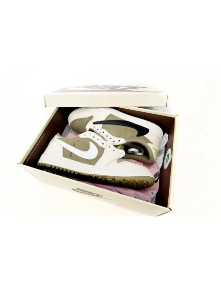 Air Jordan 1 Retro Low Golf Travis Scott Neutral Olive FZ3124-200