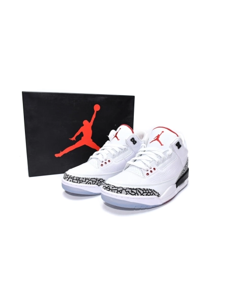 Air Jordan 3 Retro Free Throw Line White Cement 923096-101