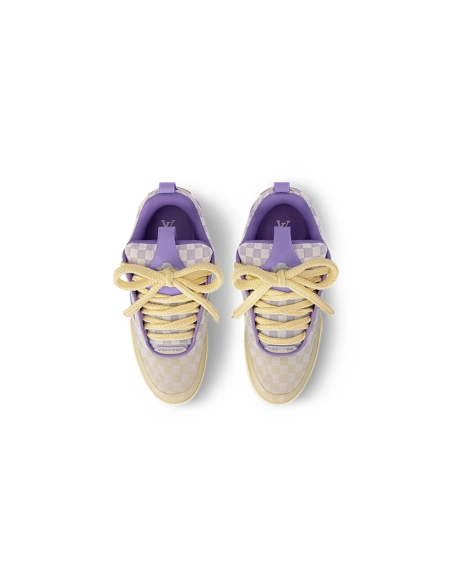 Louis Vuitton LV Skate Sneaker Gradient Damier Denim Purple 1AH667