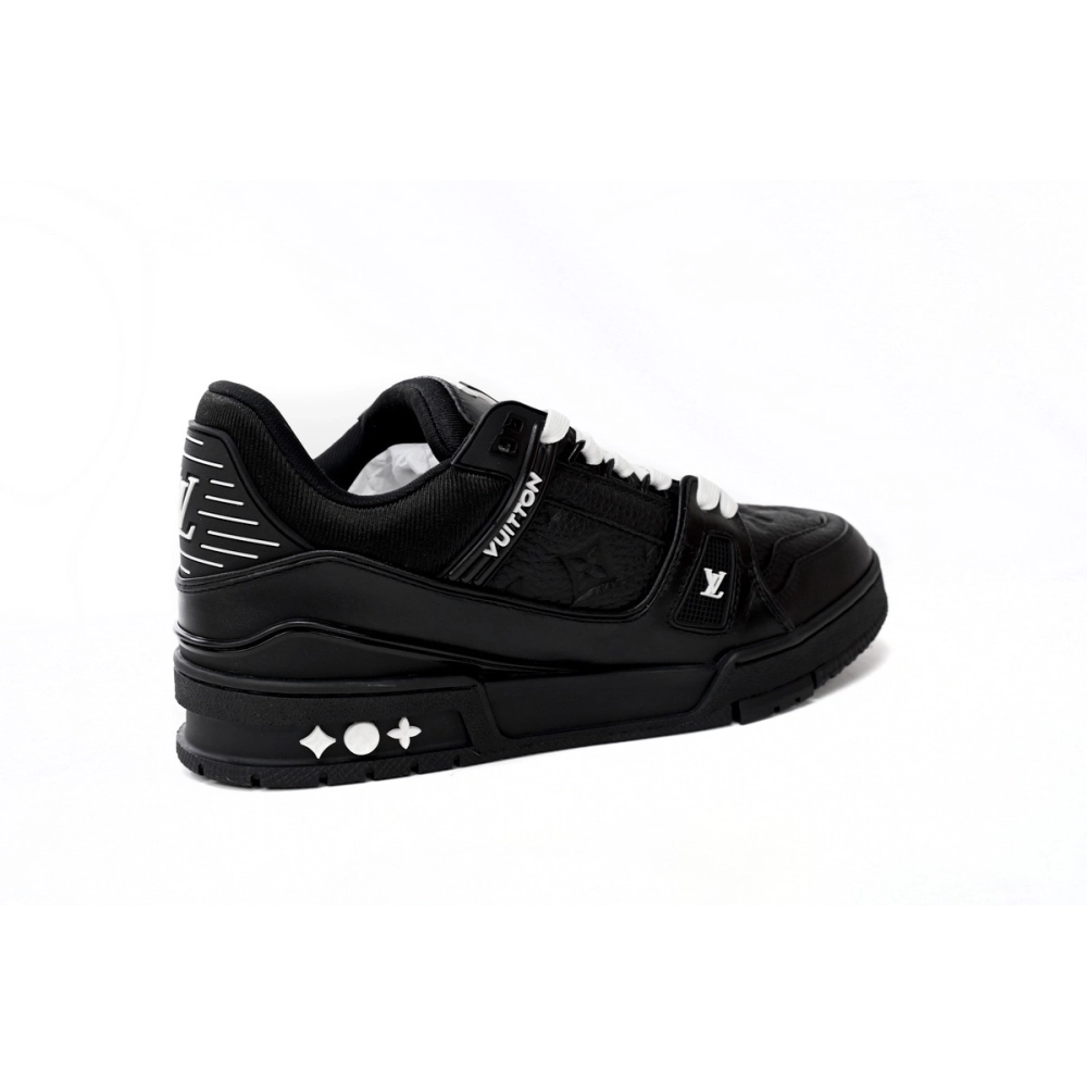 Louis Vuitton Trainer Black Embossed Monogram 1AAREY