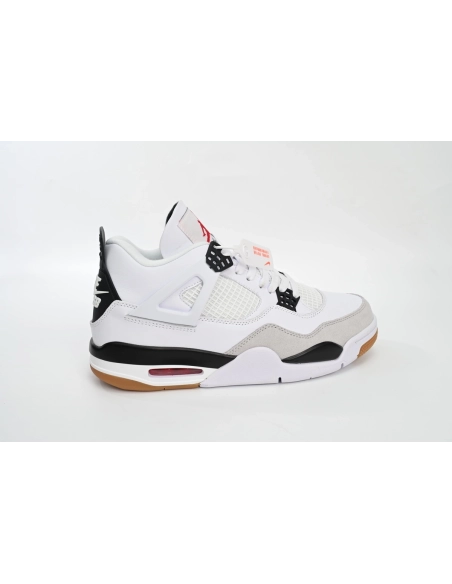 Nike SB x Air Jordan 4 Retro White Black DR5415-100