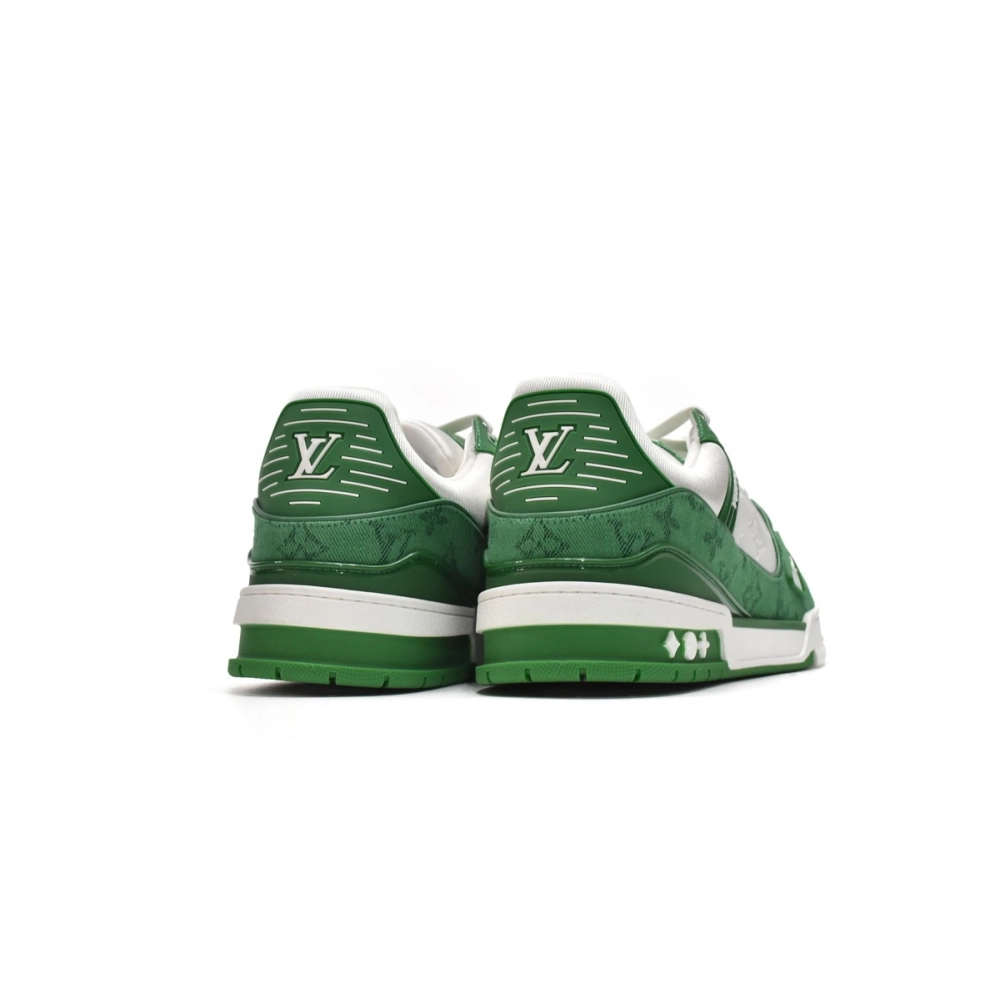 Louis Vuitton Trainer Green Cloth Surface 1A9JHV
