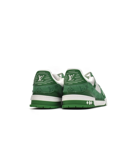 Louis Vuitton Trainer Green Cloth Surface 1A9JHV