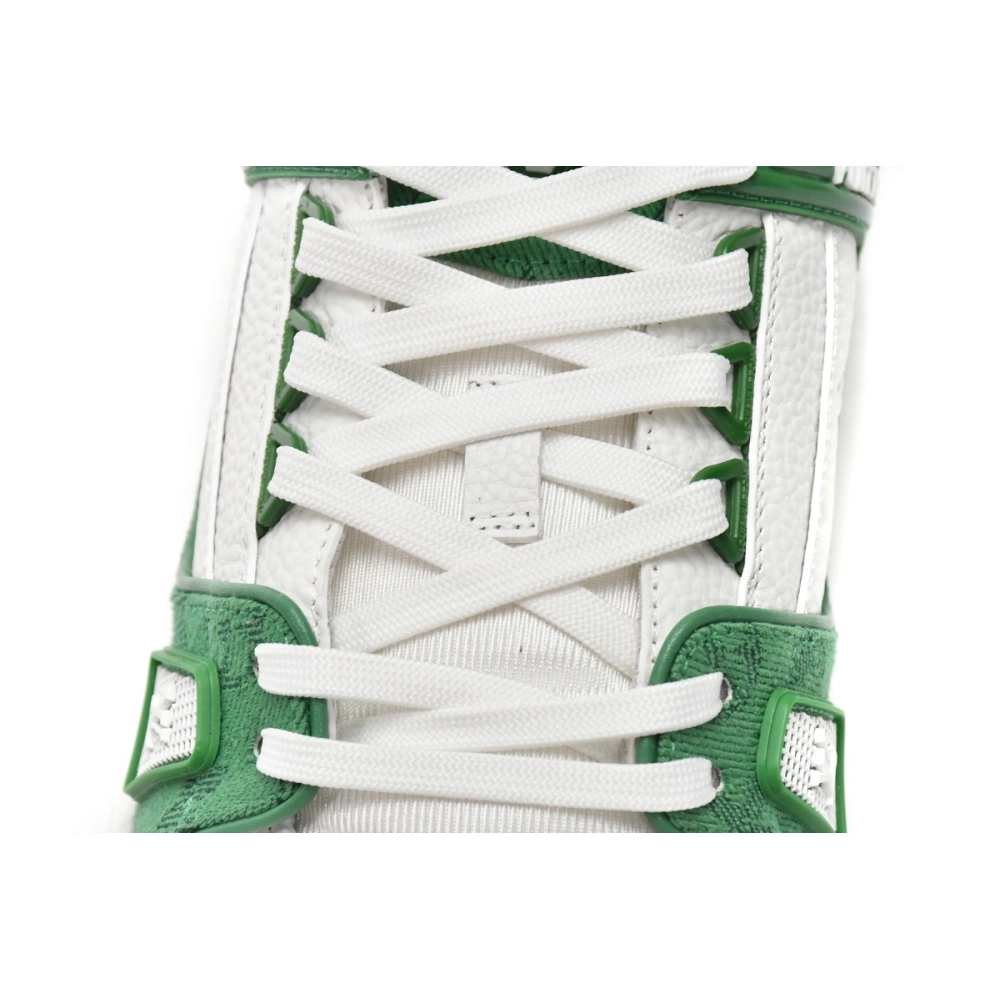 Louis Vuitton Trainer Green Cloth Surface 1A9JHV
