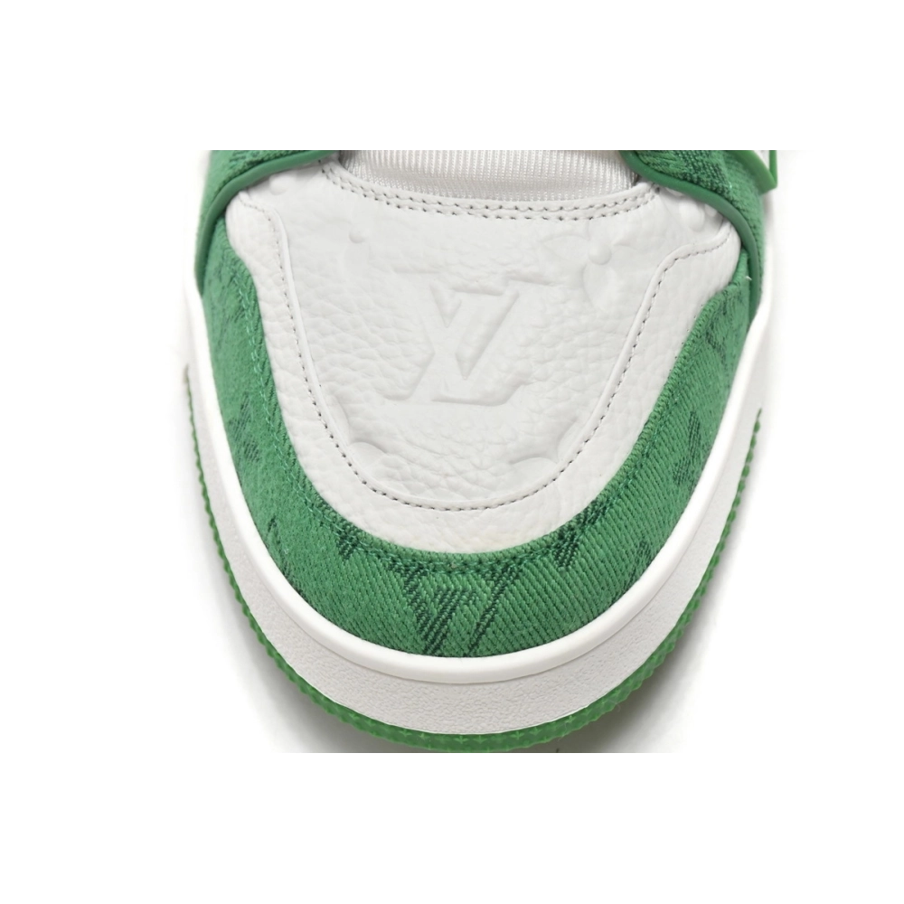 Louis Vuitton Trainer Green Cloth Surface 1A9JHV