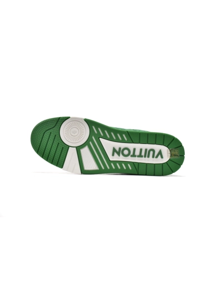 Louis Vuitton Trainer Green Cloth Surface 1A9JHV